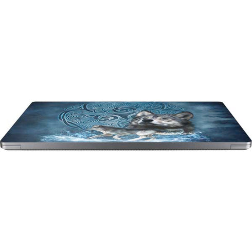 Brigid Ashwood Celtic Wolf Universal Laptop 16in (13 x 9.4in) Skin